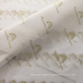 White translucent biodegradable custom handbag zipper metals tissue wrapping paper